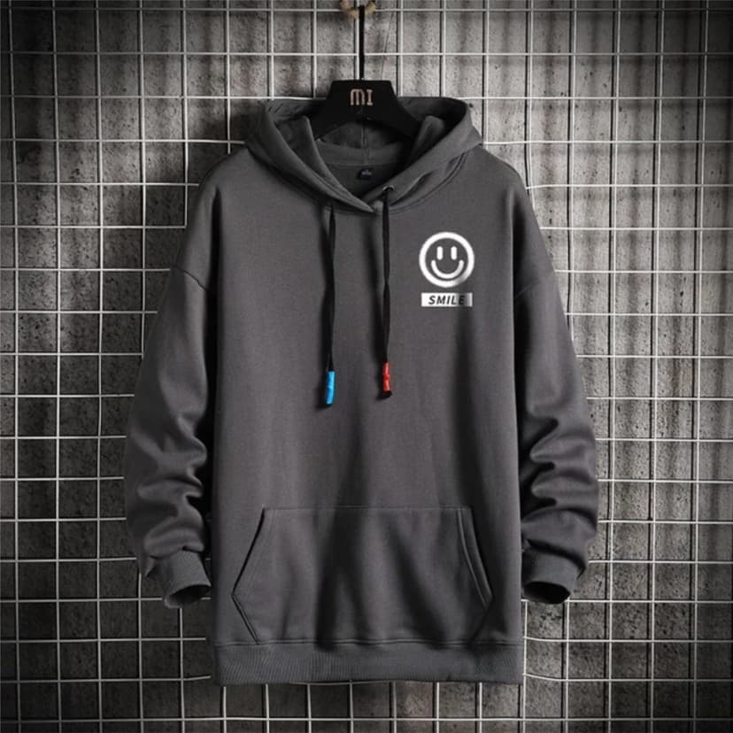 SMILE ART Jumper Hoodie II SMILE ART Sweater Hoodie II Sweter Oblong Topi SIZE M - XL (Pria & Wanita / Anak & Dewasa)