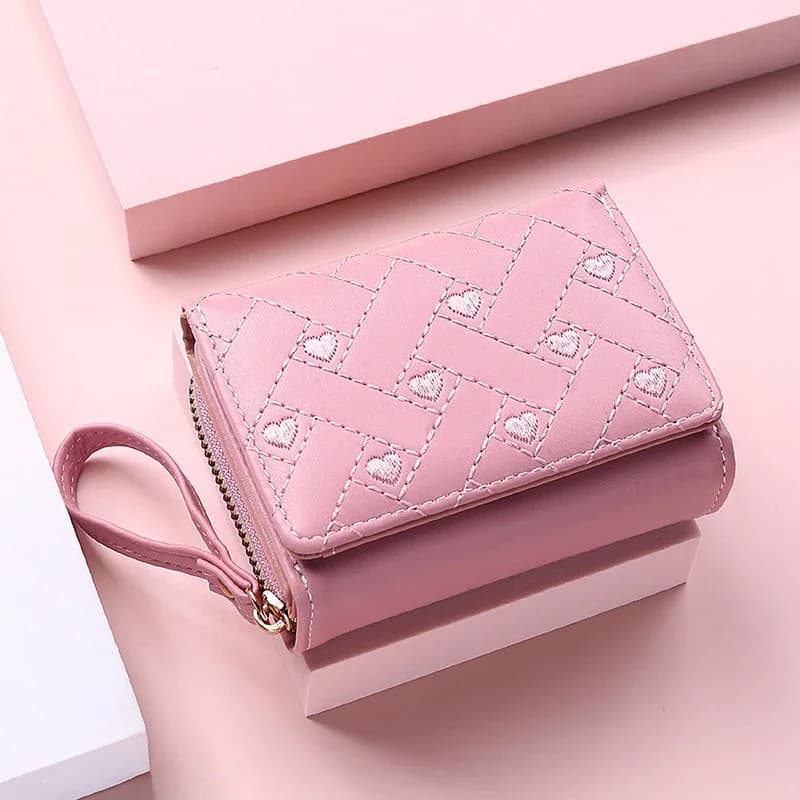 Dompet Wanita Aurora Bordir Premium Berkualitas Dompet Pendek Genggam