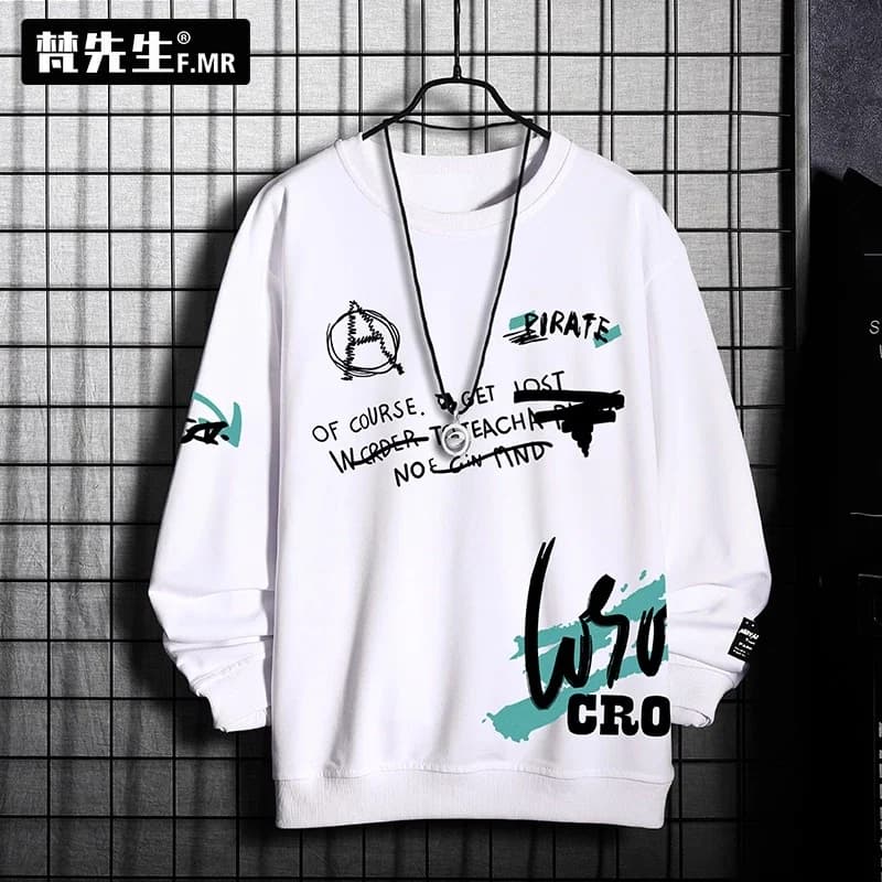 TZ-BAJU SWEATSHIRT PIRATE PANJANG-BAJU DISTRO KEREN MODEL KEKINIAN-REAL PICT-BISA COD